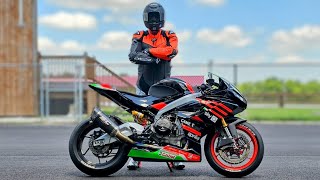 Aprilia RS660 Trofeo on track at MidOhio [upl. by Eerhs]