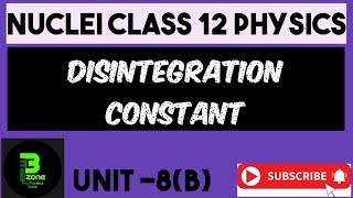 Disintegration constant  physics class 12 [upl. by Bollen]