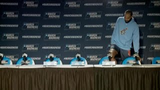 Bruce Pearl Denver Jones Jaylin Williams and Johni Broome preview Yale NCAA Tournament opening [upl. by Hannavas]