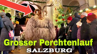 Perchtenlauf in Salzburg 2022 [upl. by Nnayllek264]