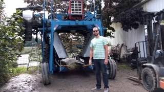 How a Grape Picker Works Plus a quick ride through a concord grape vineyard [upl. by Nnoryt]