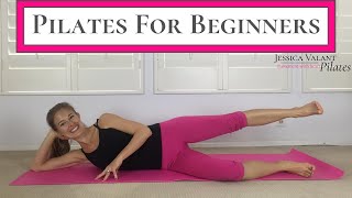 Pilates for Beginners  Beginner Pilates Mat Exercises [upl. by Cosme]