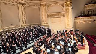 Tomball Memorial High School Choir amp Orchestra at Carnegie Hall Part 1 [upl. by Airyt]