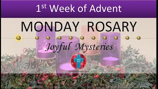 Monday Rosary • Joyful Mysteries of the Rosary 💙 December 4 2023 VIRTUAL ROSARY  MEDITATION [upl. by Namrak]