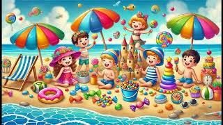 Les Bonbons de la Plage 2 Chansons pour enfants [upl. by Aihsetal]