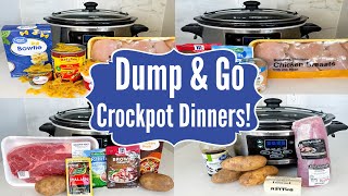 6 DUMP amp GO CROCKPOT DINNERS  The EASIEST Tasty Slow Cooker Recipes  Julia Pacheco [upl. by Eanod]