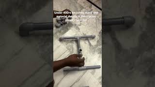 Diy backdrop stand making at home  backdrop stand  decoration stand shortvideo youtube shorts [upl. by Thgiled]