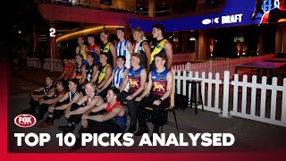 Player comparisons strengths amp weaknesses for the top 10 picks from the 2024 AFL Draft I Fox Footy [upl. by Merkle]