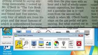 Using ZoomText Camera [upl. by Allehc606]