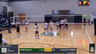 MGM Gators  Lakeside Middle 20230921 [upl. by Neeron]