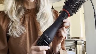 REVLON One Step Root Booster Round Brush Dryer and Hair Styler Review [upl. by Worth]