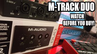 MAudio MTrack Duo  Watch this before you buy it  MTrack Duo Review New for 2021 [upl. by Emmery]