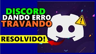 DISCORD NÃO ABRE DISCORD TRAVANDO ou DISCORD FORA DO AR resolva assim [upl. by Ahsitram]