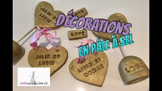 ◊ Pâte à sel ◊ Recette amp décoration [upl. by Tia]