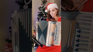 Accordion Christmas Music Fun lil Christmas Carol squeezebox style from PalmerHughes 🤶🪗 [upl. by Reivilo]