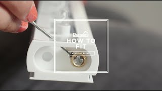 Dunelm  How to Fit Vertical Blinds [upl. by Redneval]