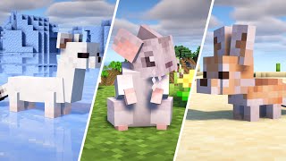 18 Amazing Minecraft Mods 1201 121 and below  SUPER CUTE Animals [upl. by Sullecram]