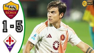 Fiorentina Vs As Roma 51 Resumen Highlights Today Match 2024 [upl. by Thompson]