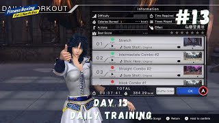 Day 13  Daily Training  Fitness Boxing Fist of the North Star Gameplay [upl. by Immij]