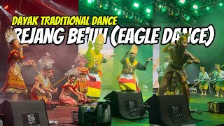 REJANG BEUH EAGLE DANCE DAYAK TRADITIONAL DANCE MIRI BORNEO SARAWAK [upl. by Baese]