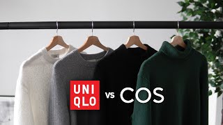 Uniqlo vs COS  Who Makes the Best Knitwear [upl. by Liederman]