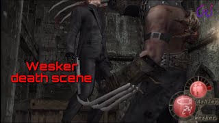 Resident Evil 4 Wesker death scene [upl. by Lamarre]