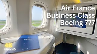 Air France Business Class Boeing 777  Paris to San Francisco  Full Experience  Review [upl. by Zannini]