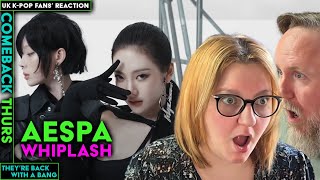 aespa  Whiplash  UK KPop Fans Reaction [upl. by Bridge]