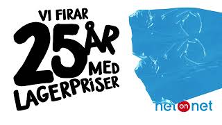 NetOnNet firar 25 år med lagerpriser [upl. by Ettenot964]