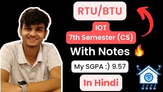 IOTInternet of things Full Course  RTUBTU  with Notes  Hindi [upl. by Irama]