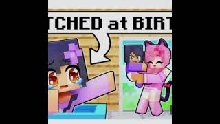 edit minecraft I can clean IMPURITY APHMAU 💜💜TREND⭐️⭐️ [upl. by Ahsenac]