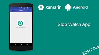 Xamarin Android Tutorial  StopWatch [upl. by Atem]