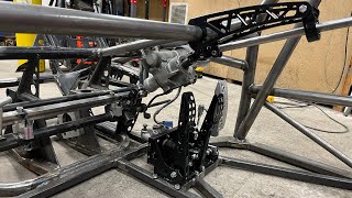 R1 turbo spaceframe mini chassis power steering part 3 [upl. by Ennairda240]