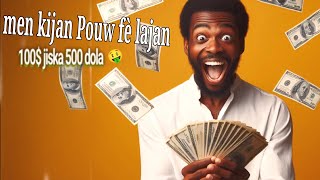 Men kijan Pouw fè lajan sou entènèt la 🤑Ak telefòn ou 📲 [upl. by Annayad749]