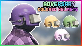 EASY How To Get Adversary Colored Riot Helmets GTA Online [upl. by Heloise]