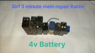 4 volt battery repair kaise karen🧐🧐how to recover dead lead acid battery100 working [upl. by Adriene]