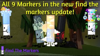 How to get ALL 9 MARKERS in the new Find The Markers update [upl. by Romeo]