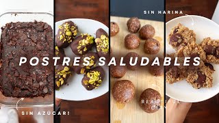 Los Postres Saludables que Preparo una y otra vez  Sin azúcar añadida sin glúten [upl. by Hsepid880]