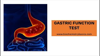 Gastric Function Test  Gastric Function Test Biochemistry [upl. by Ak]