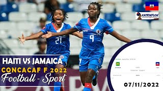 HAITI Vs JAMAICA Match Qualification Coup  Concacaf F 2022 SPORT  FOOTBALL  HaitiImages [upl. by Cresa153]