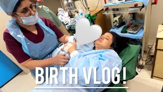 BIRTH VLOG  OUR LITTLE MIRACLE IS HERE 🧿  MY DELIVERY VLOG PART  2 [upl. by Nemra817]