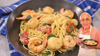 Spaghetti with Shrimp and Scallops [upl. by Guendolen]