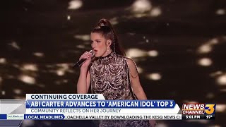 Abi Carter advances to American Idol Top 3 [upl. by Ahsimet]