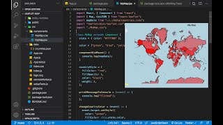 React Leaflet Tutorial using GeoJSON to Create a Map  For Beginner and Intermediate Developers [upl. by Hike]