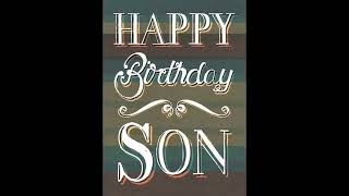 Happy Birthday Wishes  Happy Birthday My Son Whatsapp Status [upl. by Genisia]