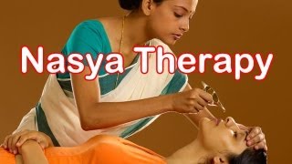 Charak Nasya Ayurvedic Therapy for Migraine Loss of Hair Memory Loss [upl. by Burley887]