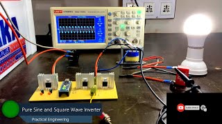 PWM Sine Wave and Square Wave Inverter using Arduino Hindi Working INVERTER KAISE BANAYE [upl. by Edelman]