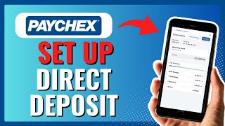 HOW TO SET UP DIRECT DEPOSIT ON PAYCHEX 2024 [upl. by Swartz38]