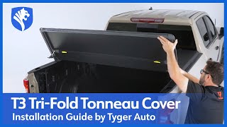 TYGER Auto T3  BEST VALUE Soft Trifold Tonneau Cover  Installation Deep Dive [upl. by Bradski]