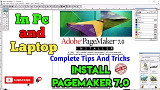 How to install Pagemaker 70 How to install Pagemaker 70 ✅ Working On Pc ✅👍 viral [upl. by Studdard]